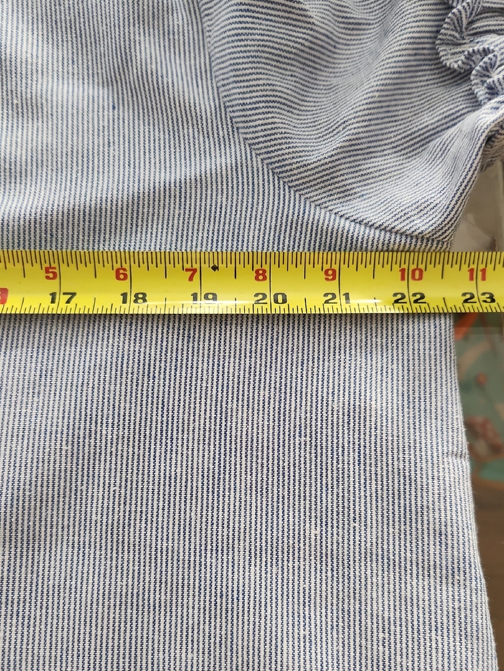 Striped Button-Down Ruffle Hem Dress - Picture 7 of 7